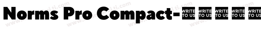 Norms Pro Compact字体转换